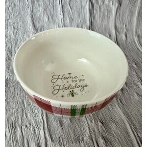 ROYAL NORFOLK Christmas Ceramic Home For The Holidays CEREAL/SERVING BOWL-